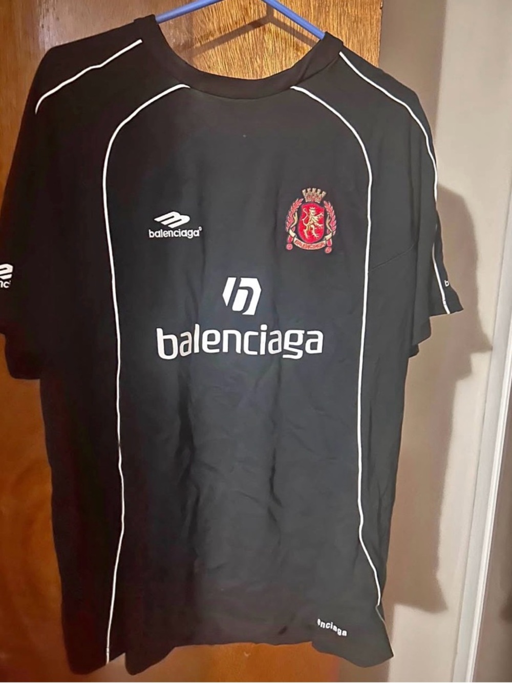 Balenciaga Black Paris Jersey